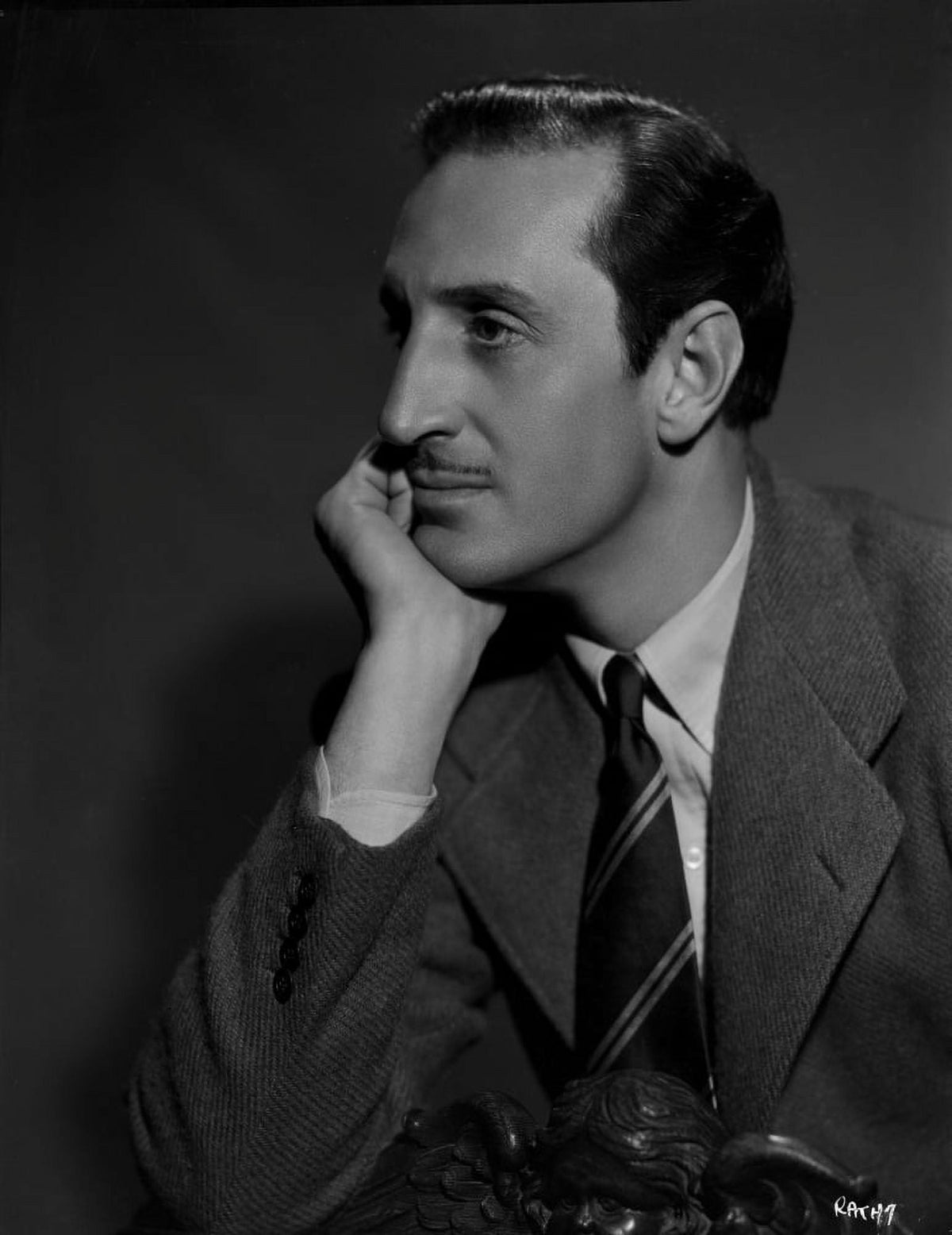 Portrait of Basil Rathbone photo print on premium paper.