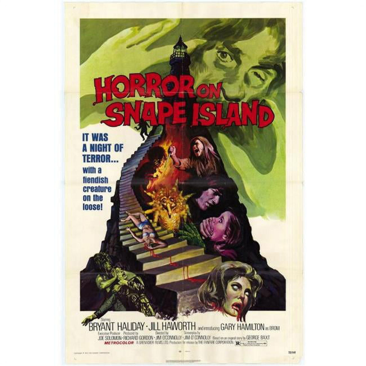 Horror on Snape Island Movie Poster Print - 27x40 inches