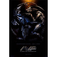 Alien vs. Predator Movie Poster Print 27x40 showcasing the epic battle between iconic characters.