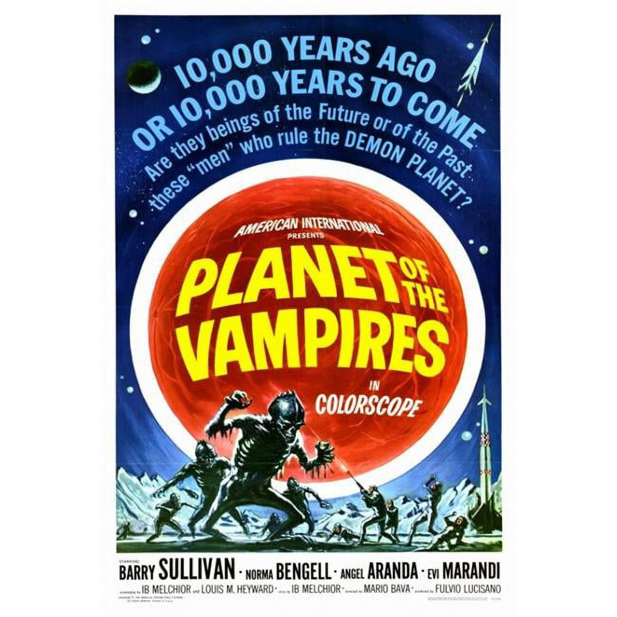 Planet of the Vampires Movie Poster Print 27x40