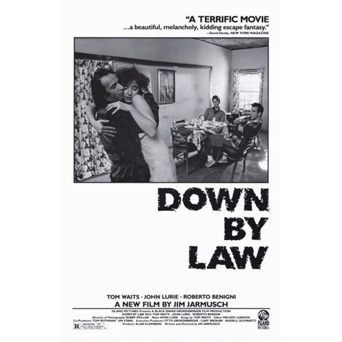 Down By Law Movie Poster 11x17 print showcasing indie film art.