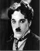 Charlie Chaplin close-up black and white photo print