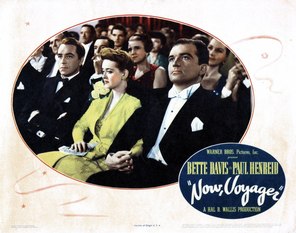 Now Voyager movie poster featuring Paul Henreid and Bette Davis.