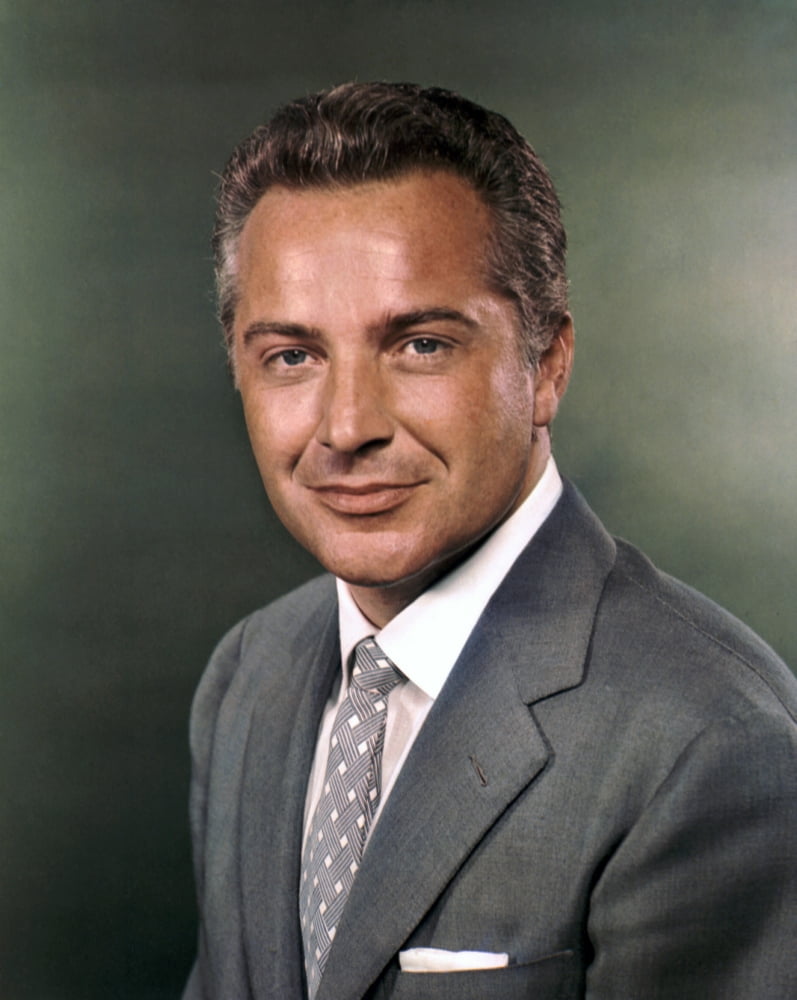 Rossano Brazzi 1950s photo poster print showcasing classic cinema style.