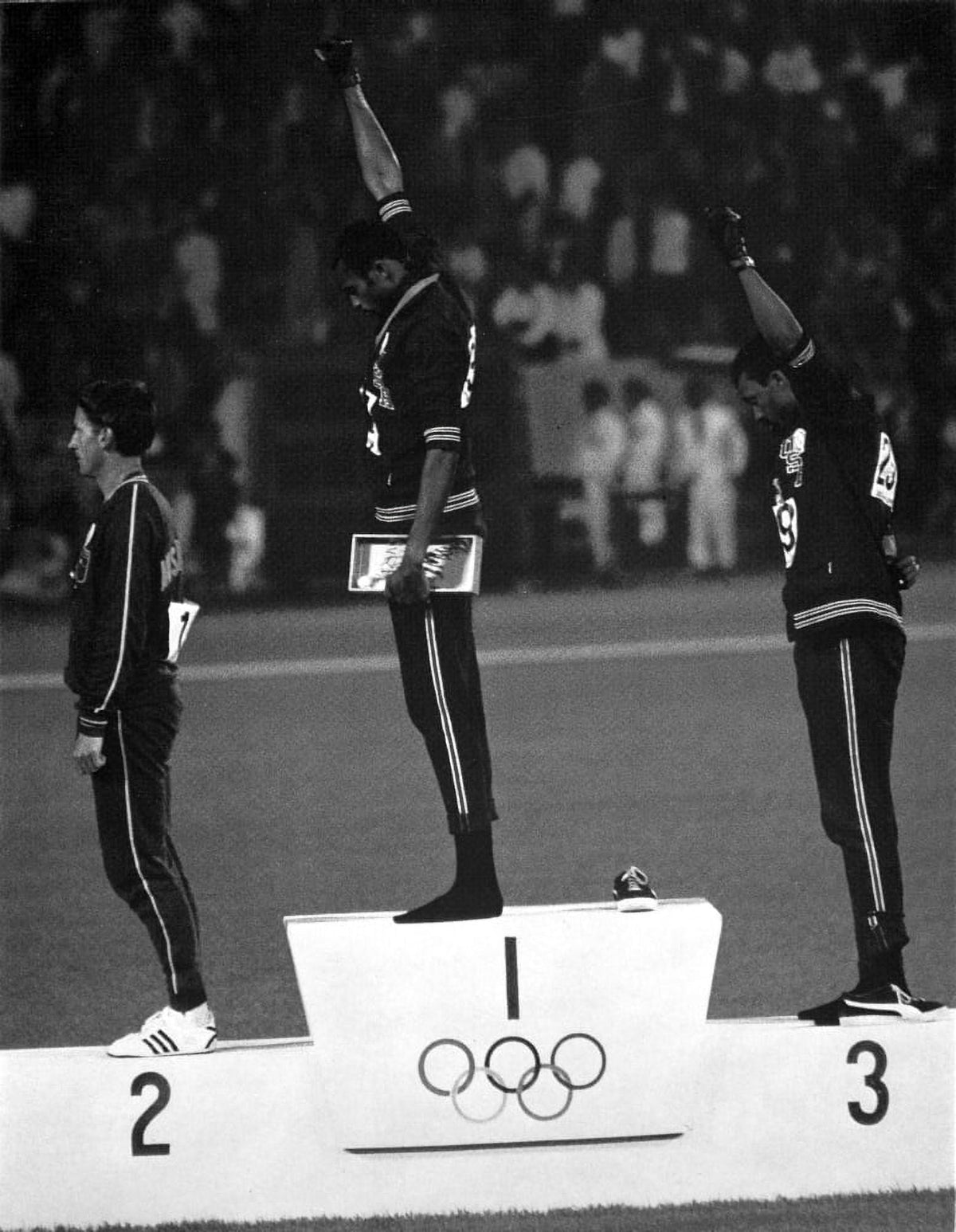 Tommie Smith and John Carlos Black Power salute Olympic photo print