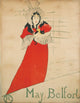 May Belfort art print by Henri de Toulouse-Lautrec showcasing a vibrant Parisian nightlife scene.