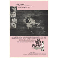 The Night of the Iguana movie poster print in 27x40 size.