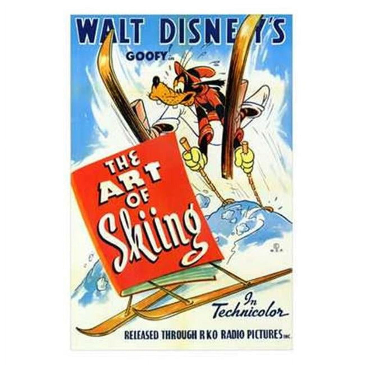 The Art of Skiing Movie Poster 11x17 Print showcasing winter sports excitement.