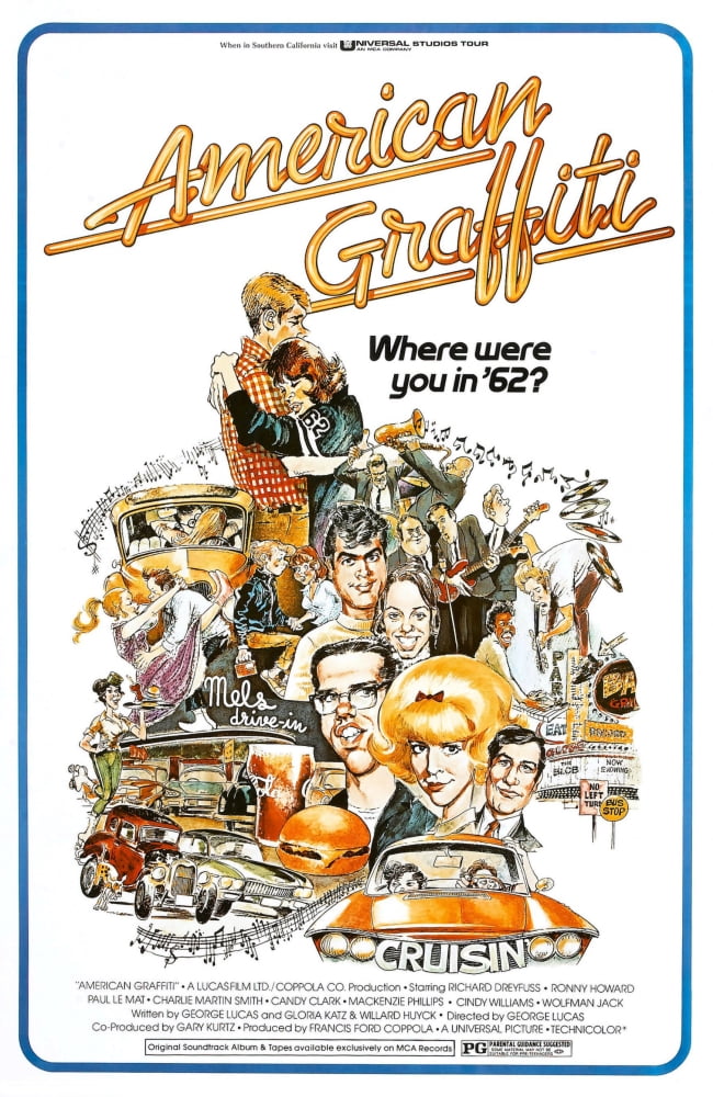 American Graffiti 1973 Movie Poster Masterprint 8x10
