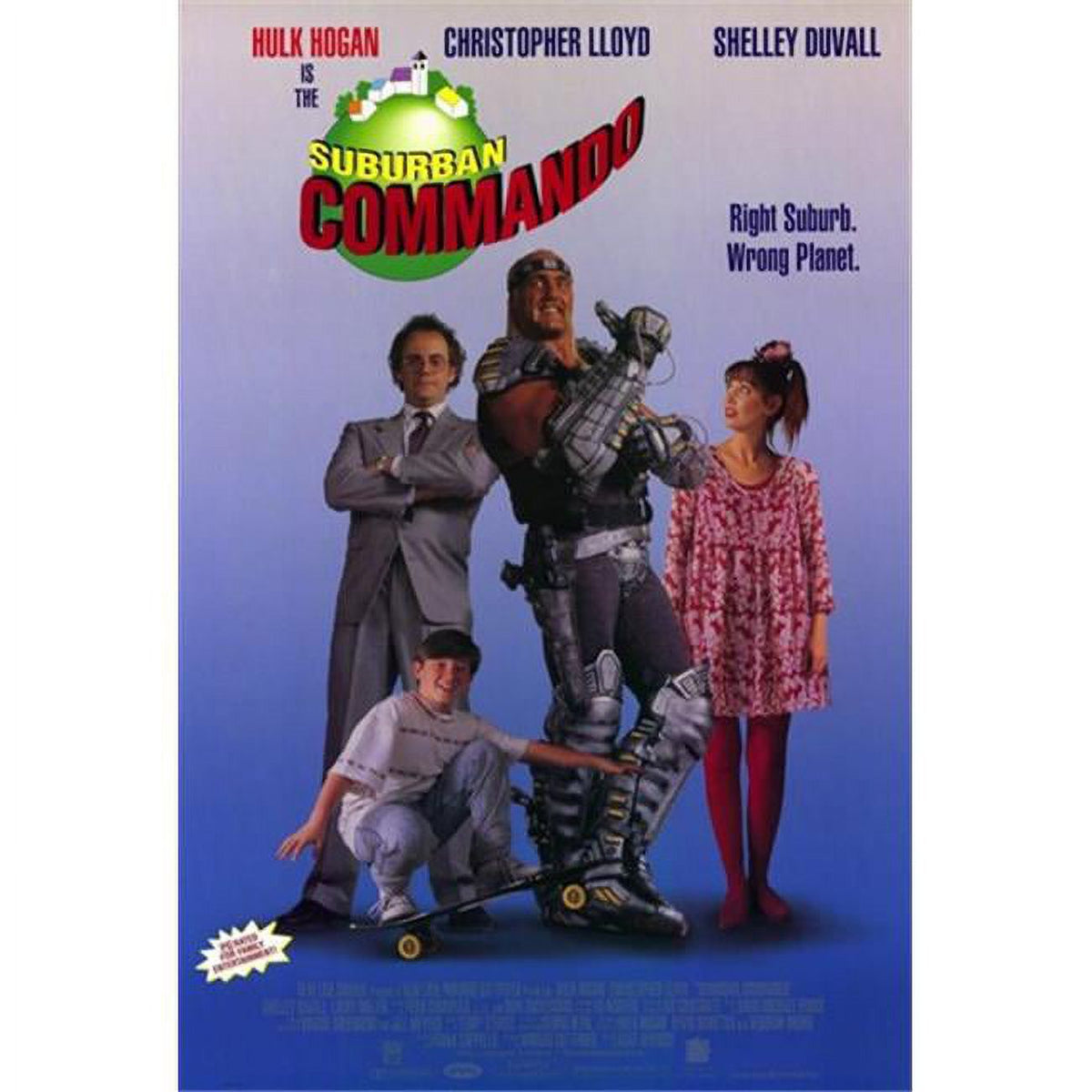 Suburban Commando movie poster 11x17 featuring vibrant artwork.