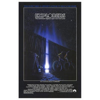 Explorers Movie Poster Print showcasing vibrant colors and adventurous theme.