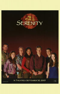 Serenity Movie Poster 11x17 print showcasing iconic film scene.