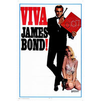 Viva James Bond Movie Poster Print 27x40 - Classic Film Art