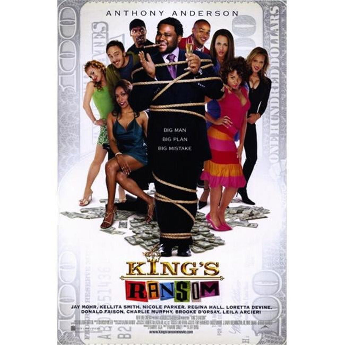 King's Ransom Movie Poster - 11x17 print featuring vibrant colors and cinematic details.