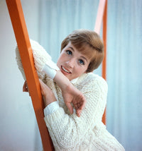 Vintage photo print of Julie Andrews from 1965-66, perfect for home decor.