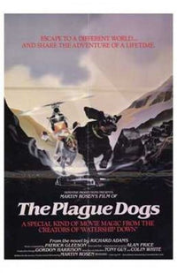 Plague Dogs Movie Poster 11x17 print showcasing animated film art.
