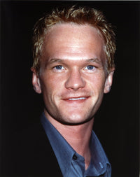 Doogie Howser close-up portrait photo print on black background