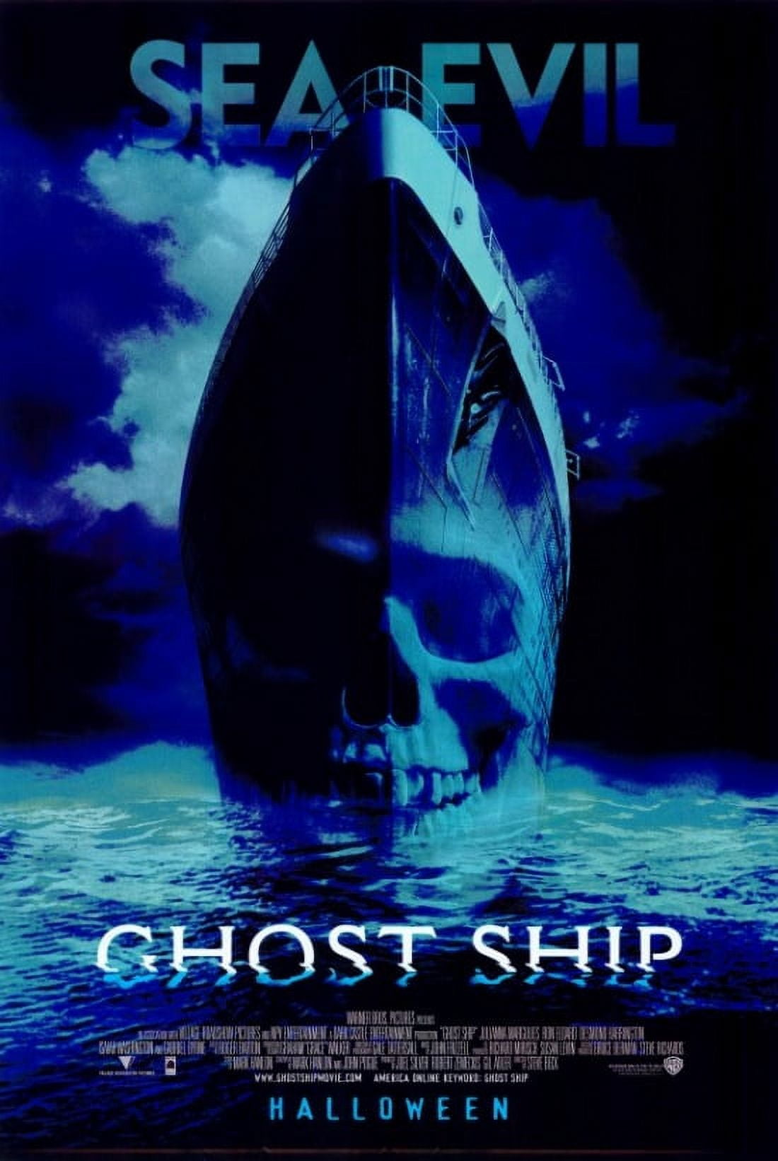 Ghost Ship Movie Poster in 11x17 size featuring haunting imagery.