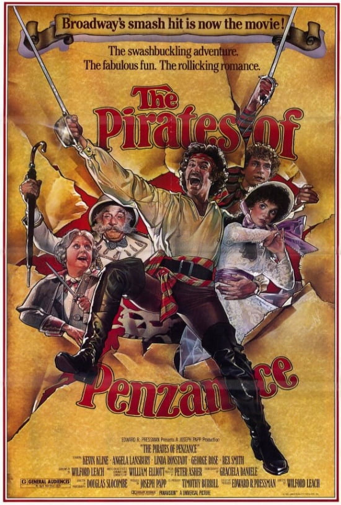 The Pirates of Penzance Movie Poster Print 27x40