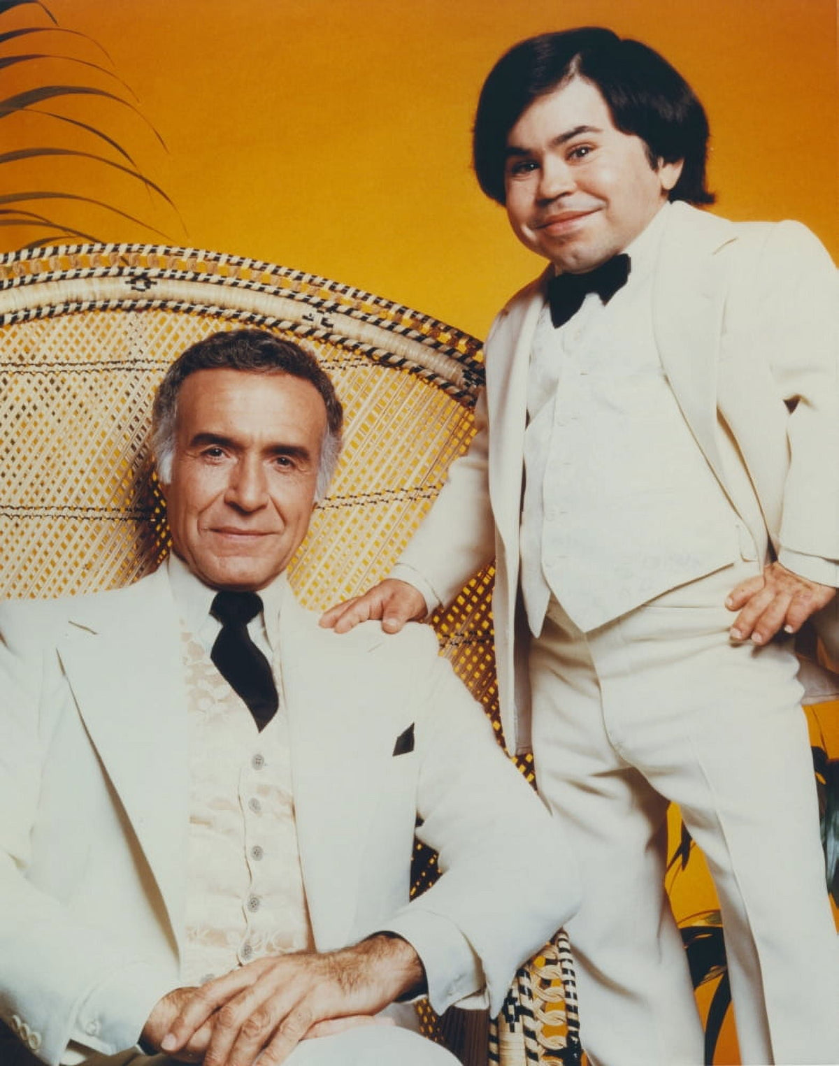 Fantasy Island Mr. Roarke seated on chair photo print.
