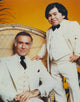 Fantasy Island Mr. Roarke seated on chair photo print.