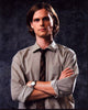 Matthew Gray Gubler Criminal Minds photo print in brown shirt and tie.