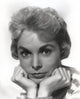 Janet Leigh portrait in striped knitted sweater photo print