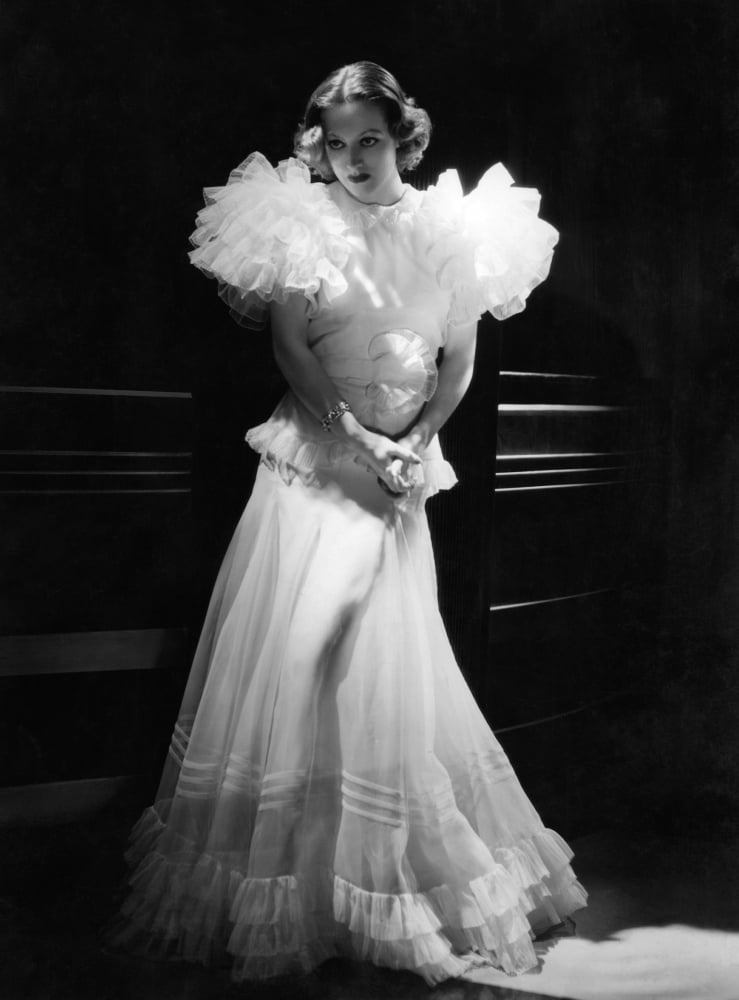 Letty Lynton photo print of Joan Crawford in an elegant gown from 1932.