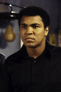 Muhammad Ali iconic photo print available in multiple sizes.