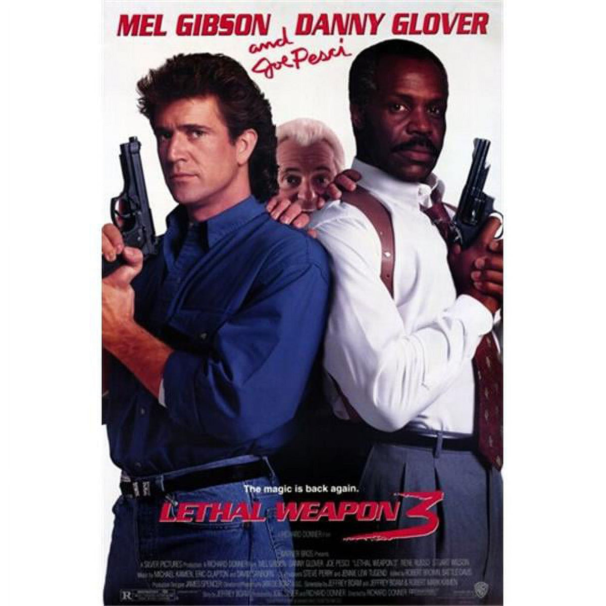Lethal Weapon 3 Movie Poster 11x17 print featuring action-packed design.
