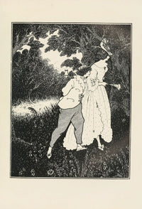 Under the Hill Plate 06 Art Print by Aubrey Vincent Beardsley