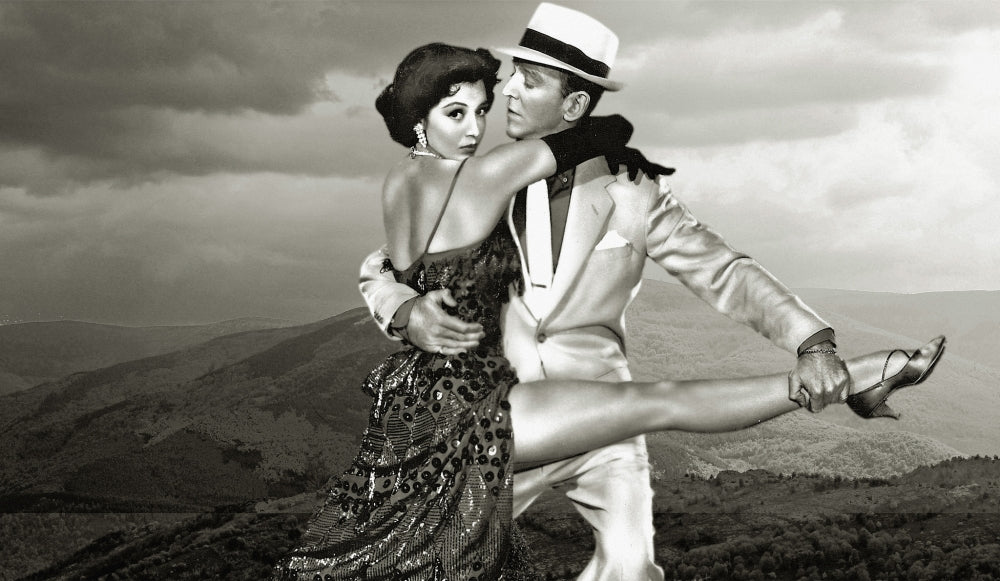 Cyd Charisse and Fred Astaire dance photo print