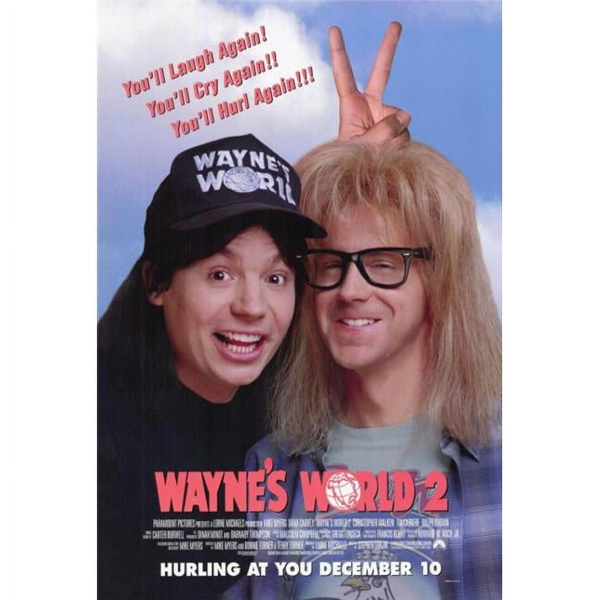 Wayne's World 2 movie poster print - classic comedy art