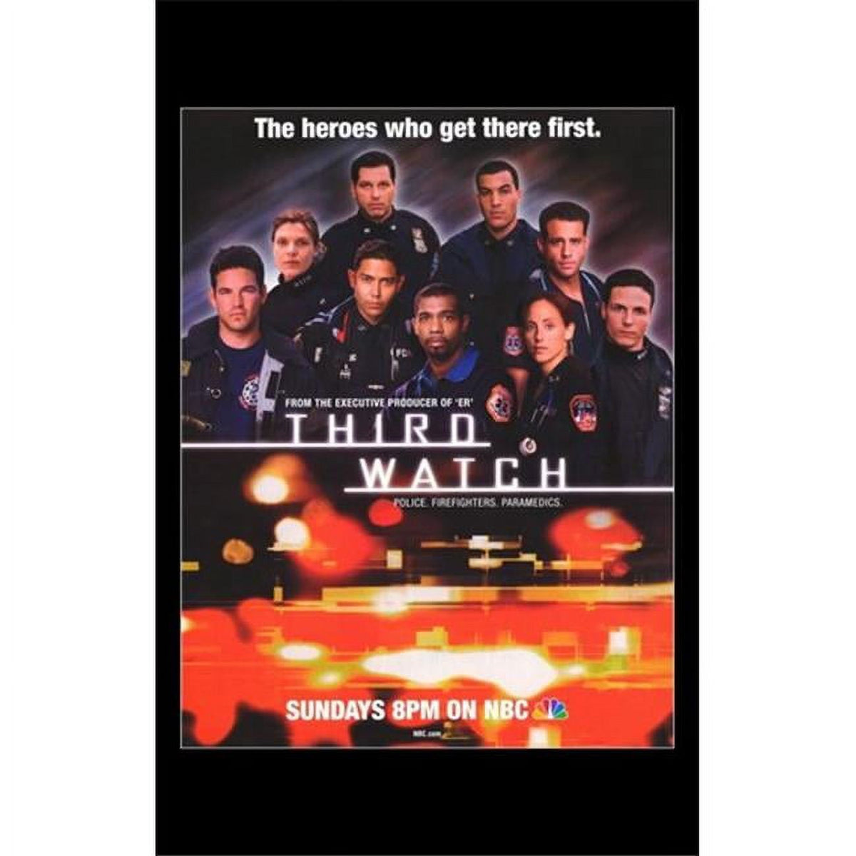 Third Watch Movie Poster 11x17, featuring dramatic scenes from the TV series.