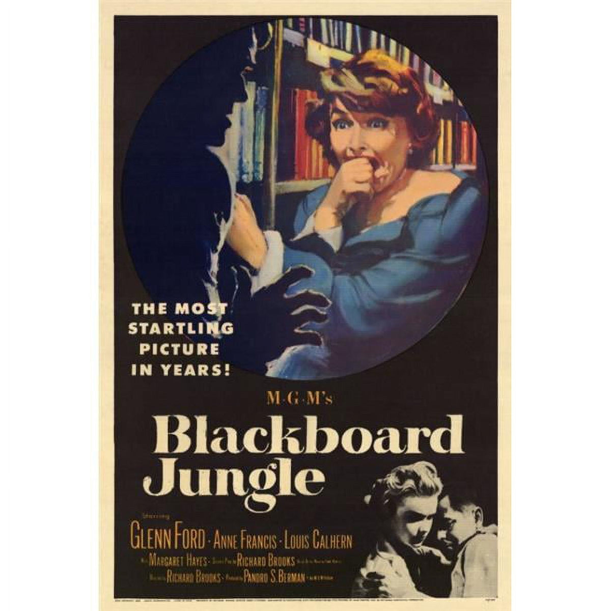Blackboard Jungle Movie Poster Print 27x40