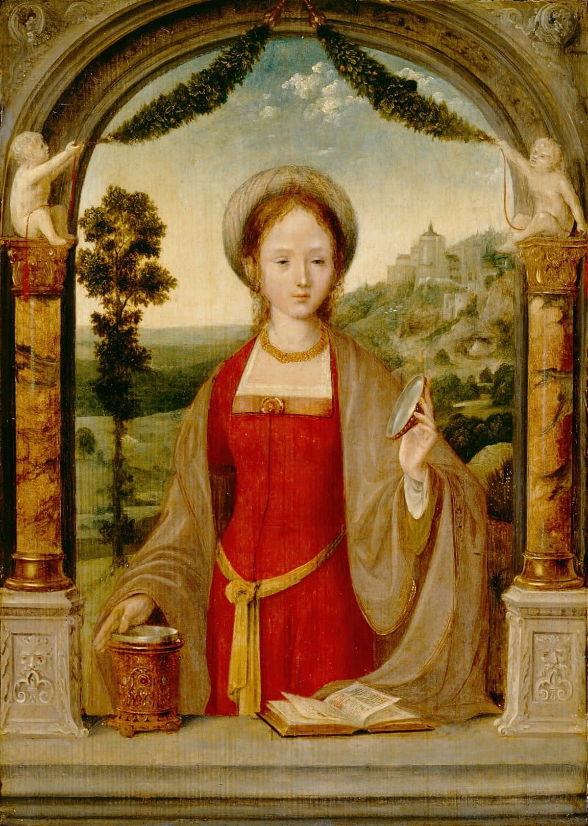Mary Magdalene poster print by Quentin Massys - 15th/16th century art.
