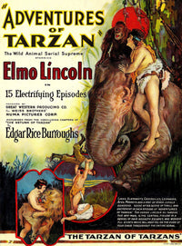 Elmo Lincoln as Tarzan 1921 Movie Masterprint Poster
