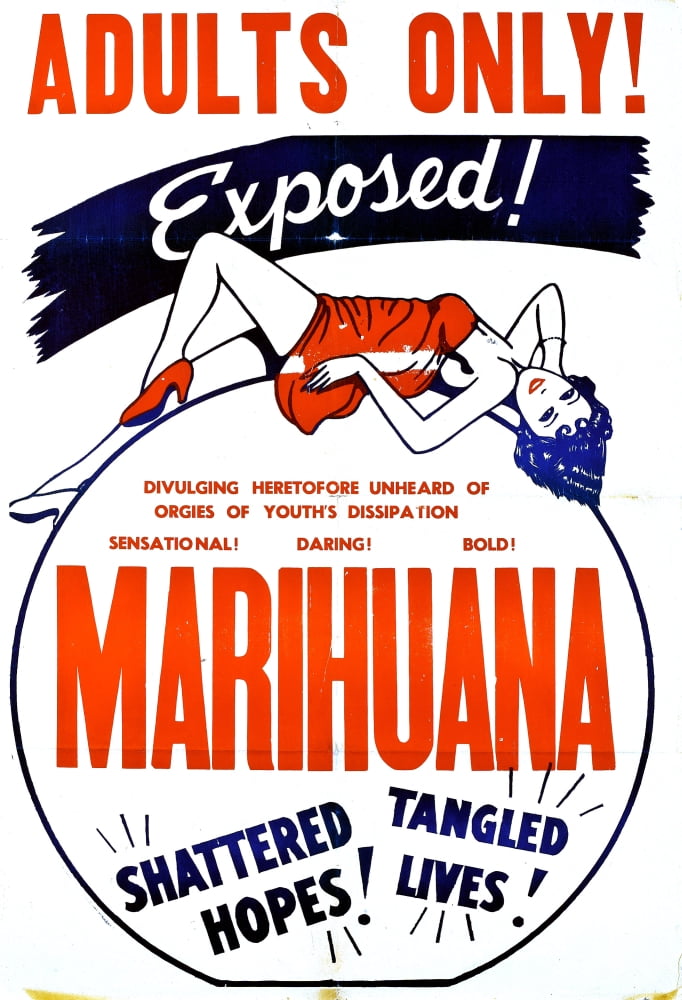 Marihuana The Weed With Roots In Hell 1936 Movie Poster Print