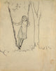 Girl on a Swing fine art print by Winslow Homer, available in multiple sizes.