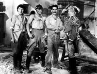 Duck Soup photo poster print featuring Chico, Zeppo, Groucho, and Harpo Marx from the 1933 film.