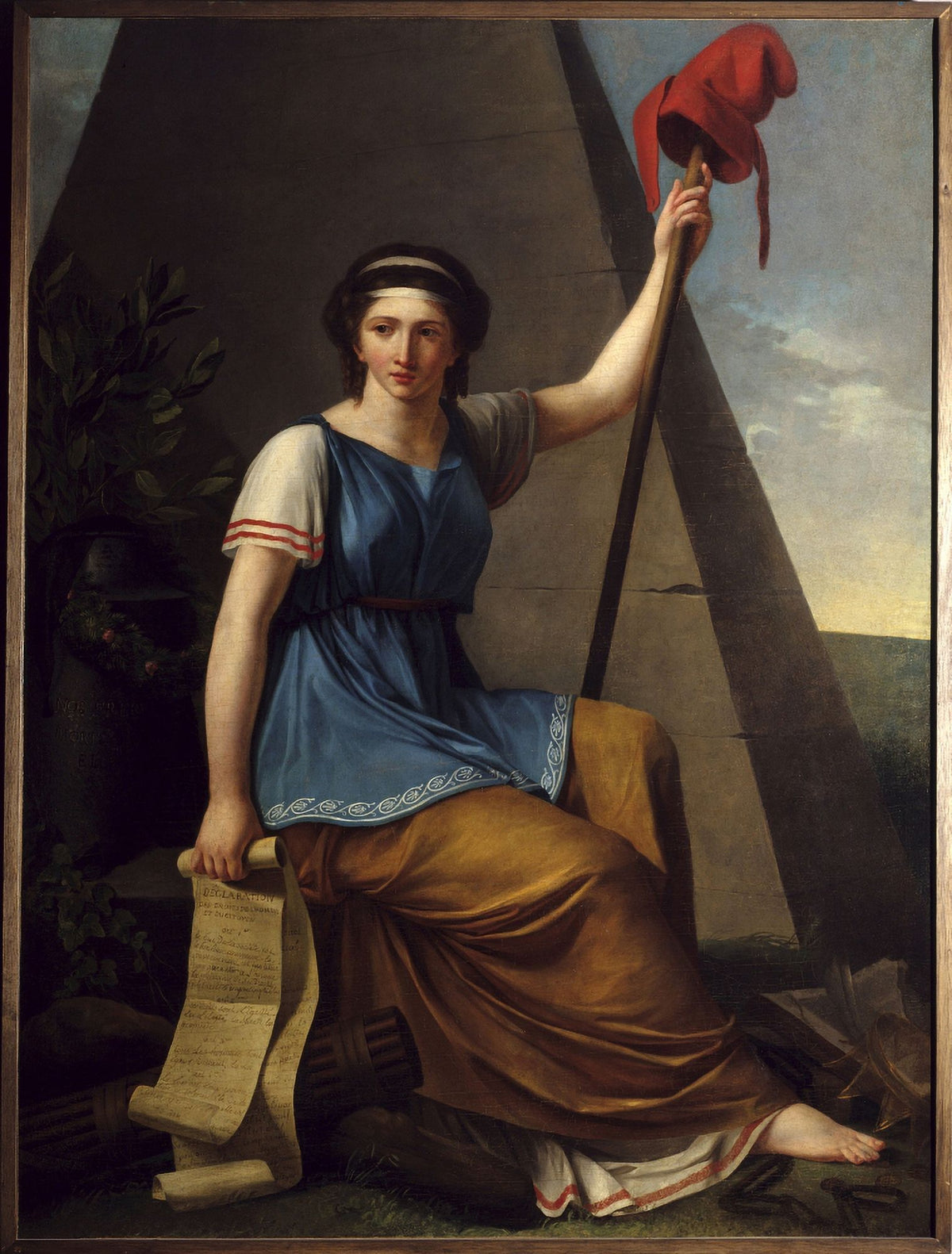 18th Century French School Poster Print featuring Nanine Vallain