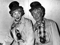 Lucille Ball and Harpo Marx I Love Lucy photo print