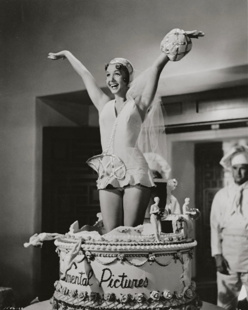 Debbie Reynolds Singin' in The Rain Cake Scene Photo Print