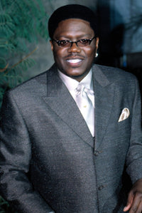 Bernie Mac poster print from the 2001 Billboard Awards, vibrant and colorful.