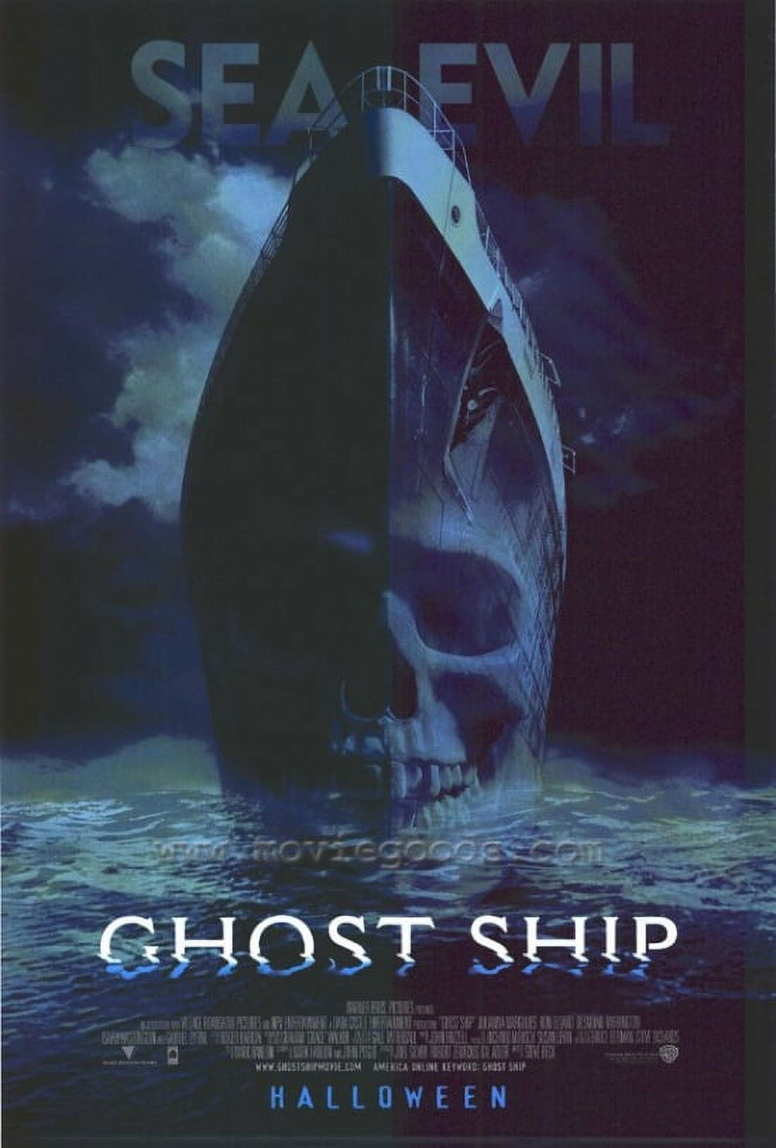 Ghost Ship Movie Poster Print in 27x40 size, perfect for horror movie fans.