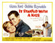 It Started With A Kiss movie poster print featuring Glenn Ford and Debbie Reynolds.