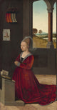 Portrait of a Female Donor Fine Art Poster Print by Petrus Christus