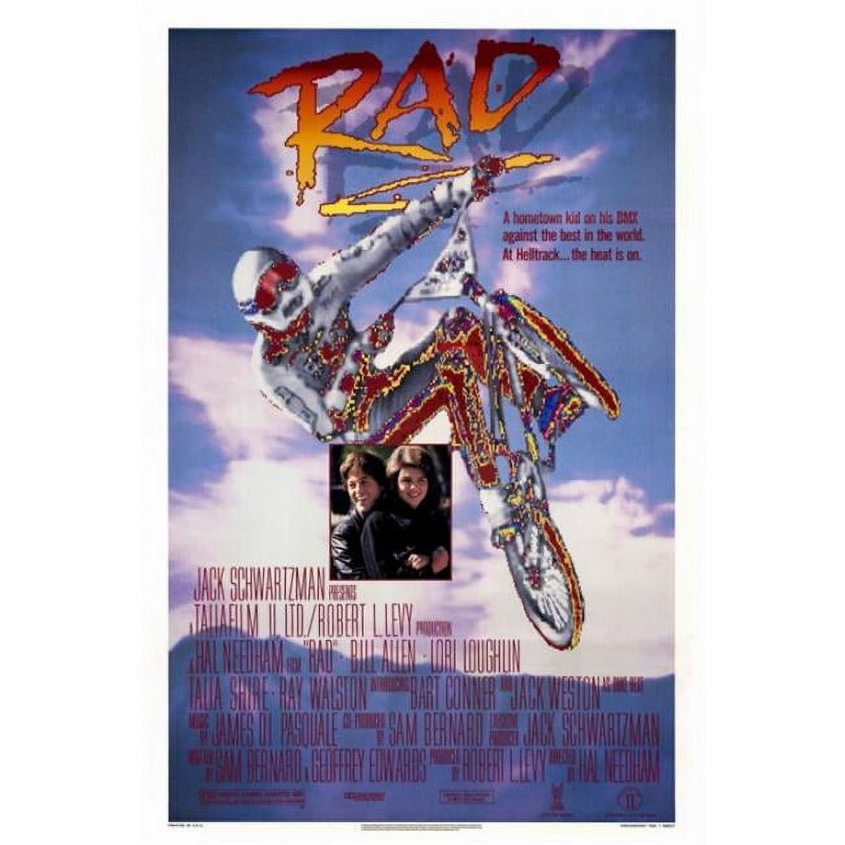 Rad Movie Poster Print - 27x40 inches, vibrant film art