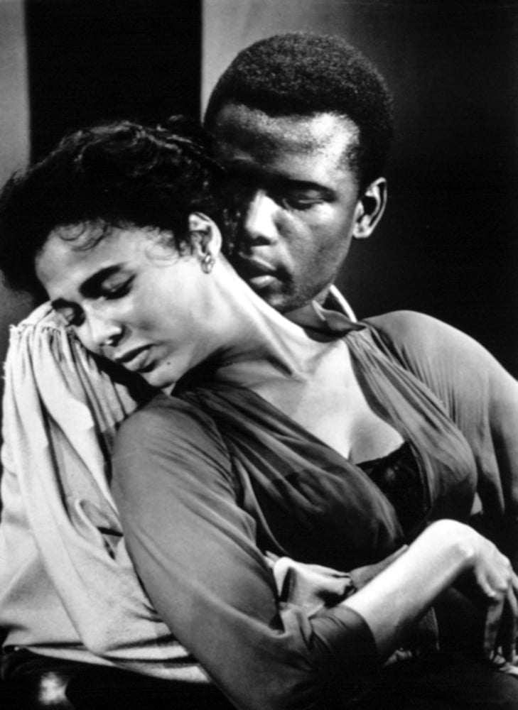 Porgy and Bess 1959 photo print featuring Sidney Poitier and Dorothy Dandridge
