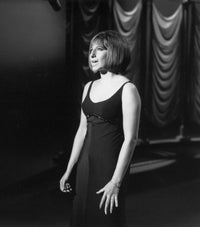 Barbra Streisand singing on The Bob Hope Show photo print